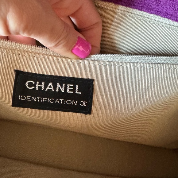 Chanel 2.55 wool shoulder & crossbody bag | Very good condition | Purple, Wool - Picture 9 of 9